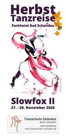Herbst-Tanzreise 2026 Slowfox II nach Bad Schandau der Tanzschule Zielonka