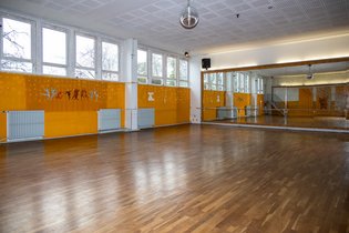 Tanzschule Zielonka im Theater am Park - großer Ballettsaal