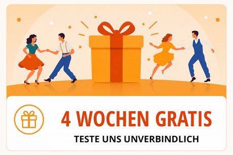 Aktion "4 Wochen gratis!" der Tanzschule Zielonka